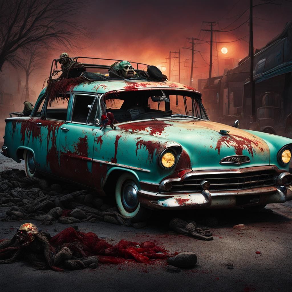 AI Generated Car Zombie