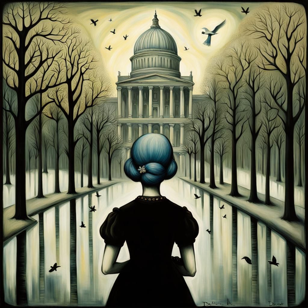 Intimate Portrait of a Woman in Arbus Style