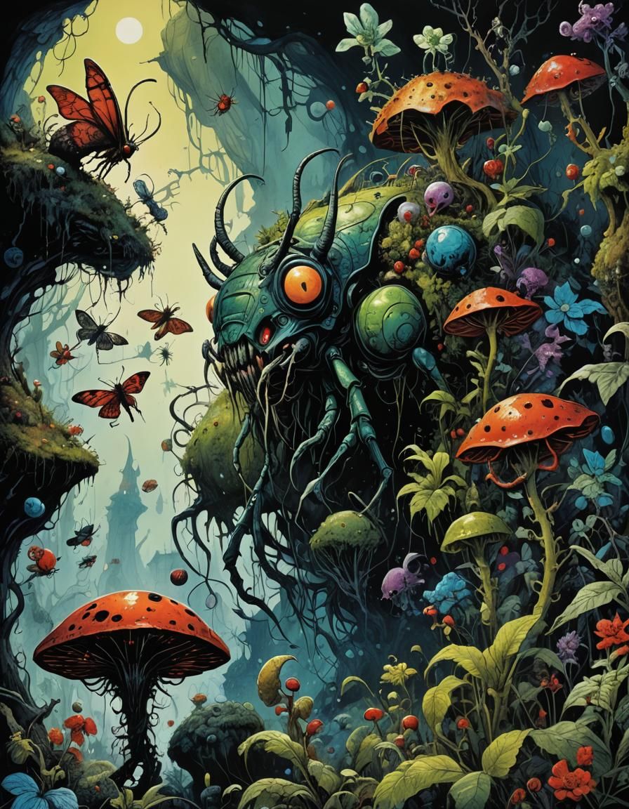 a horrific organic  insect 6