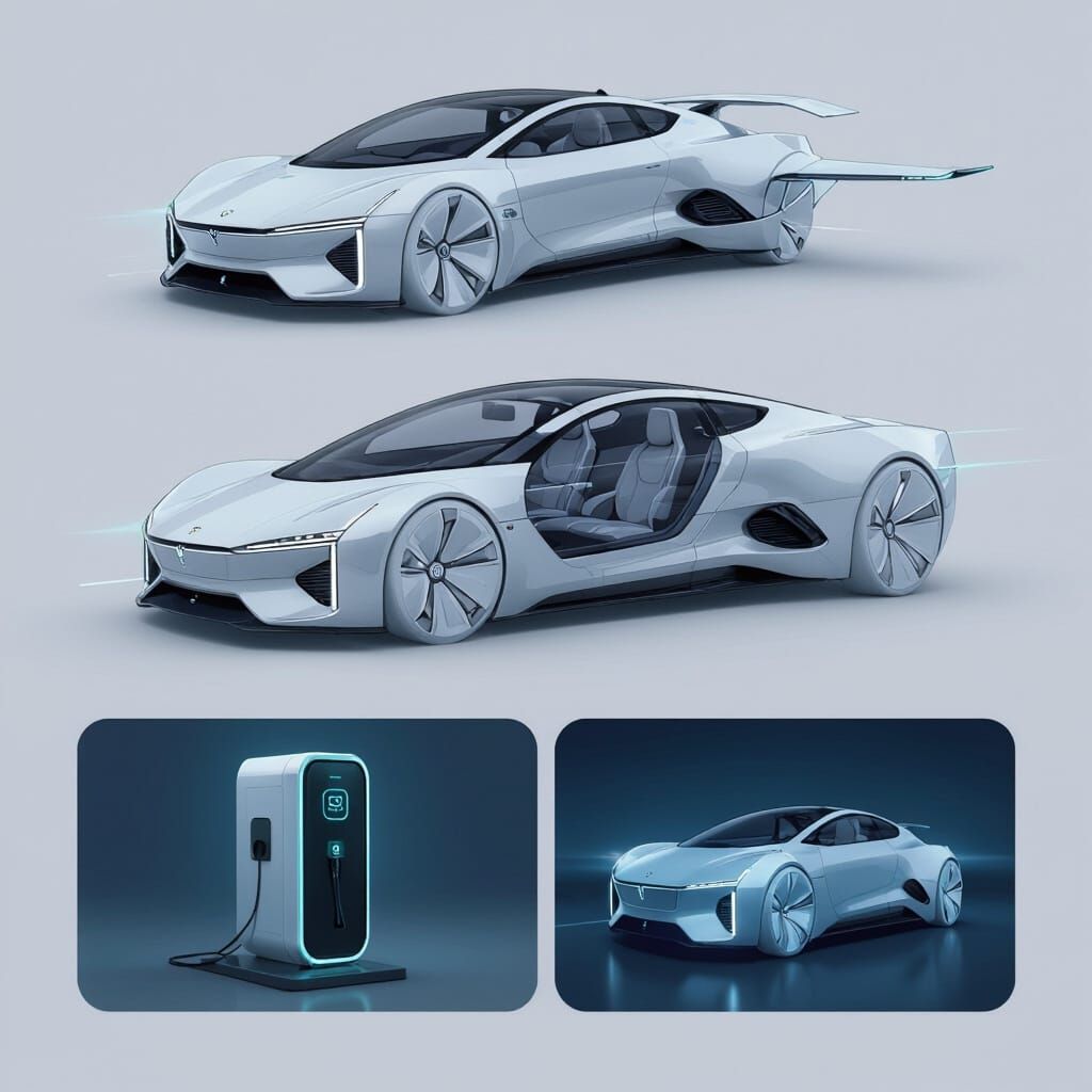 Futuristic Flying Car Blueprint: Speed, Design, and Tech