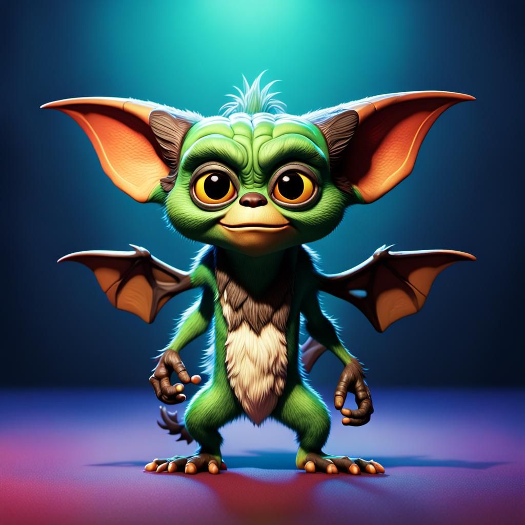 Gremlins: Pixar-Style 3D Concept Art