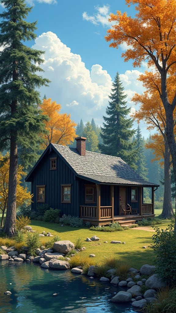 Cozy Cabin Nestled in a Secluded Woodland Paradise