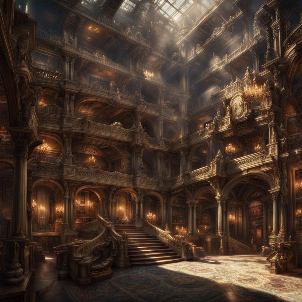 Dramatic Book Cover Art in Digital Matte Painting Style