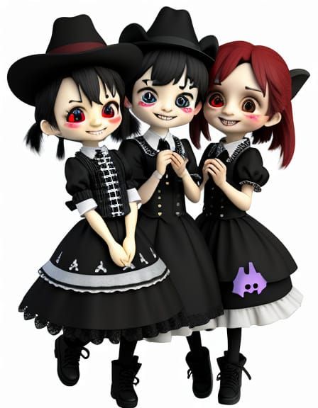 3D Spooky Cute Characters