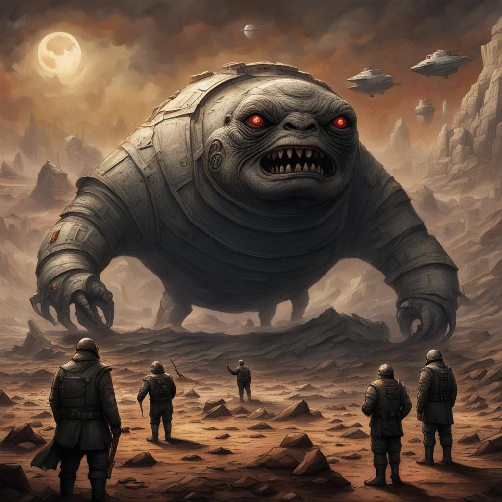 Harkonnen Giant in Savage Sci-Fi World