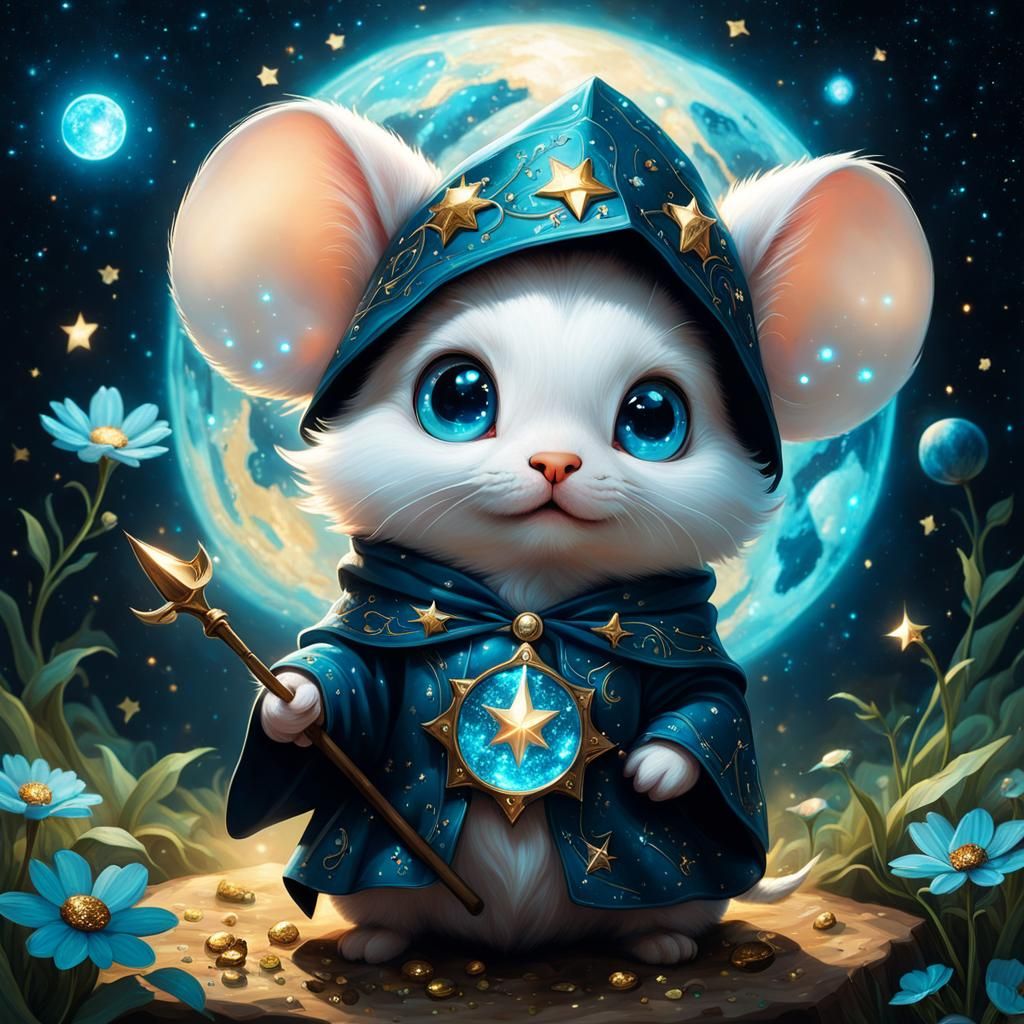 A wizard mouse