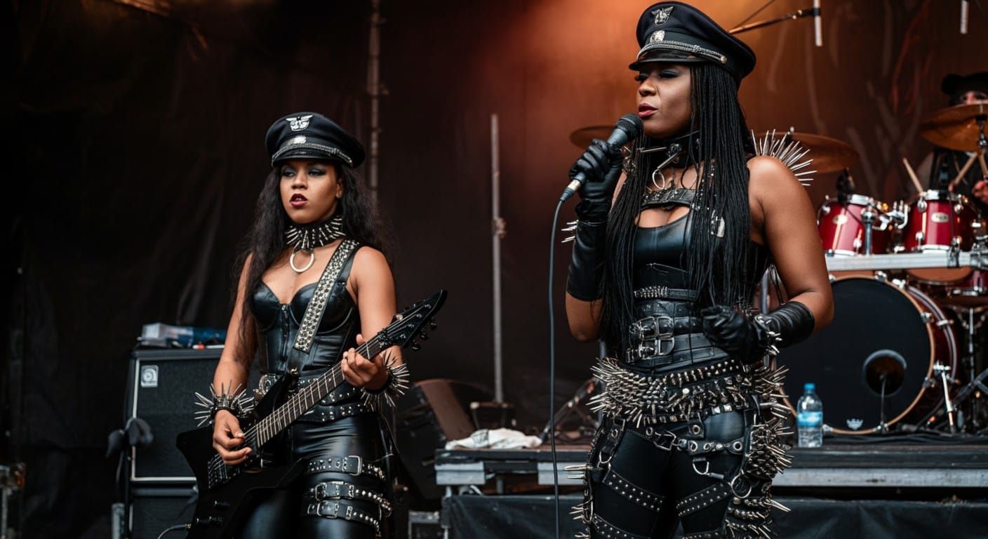 Rock Goddesses in Latex and Leather