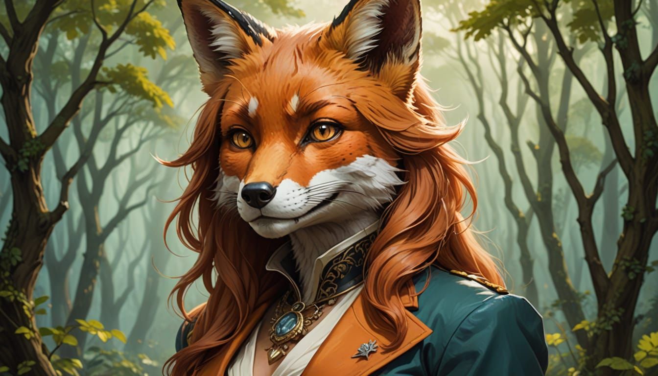 Enchanting Forest Fox Spirit