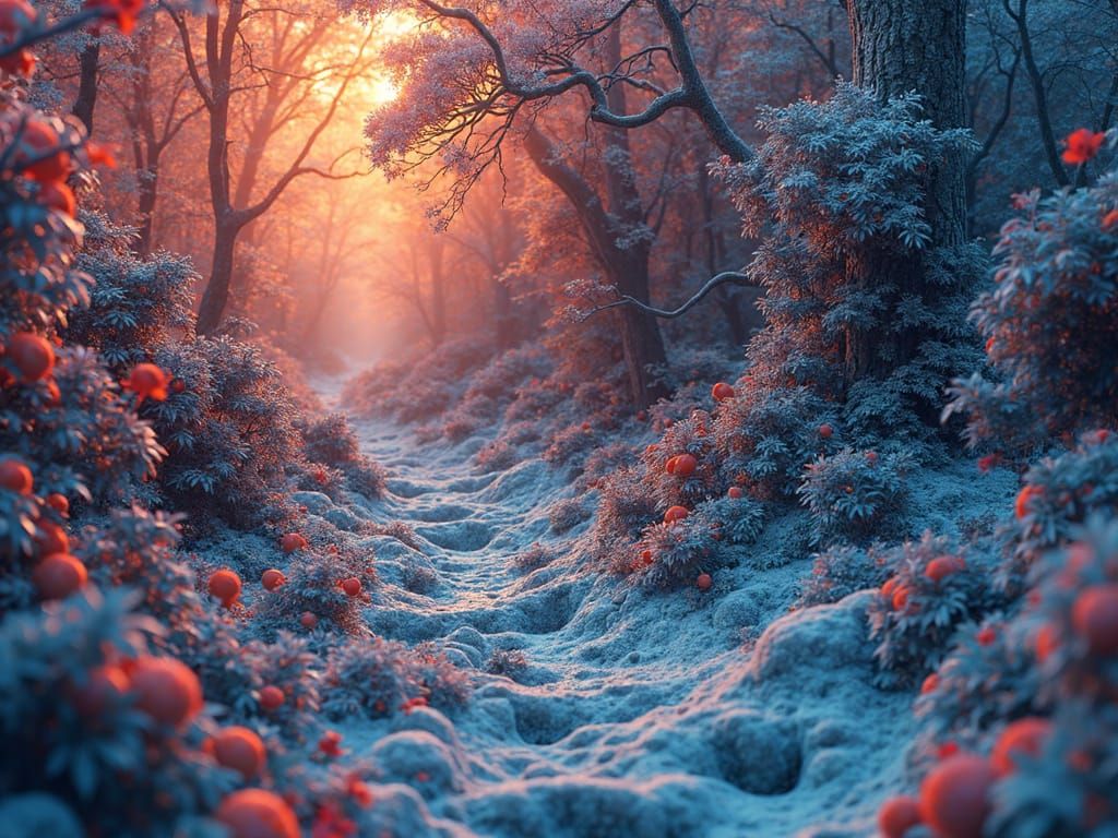 Surreal Optical Illusion Reveals Hidden Image in Blended Col...