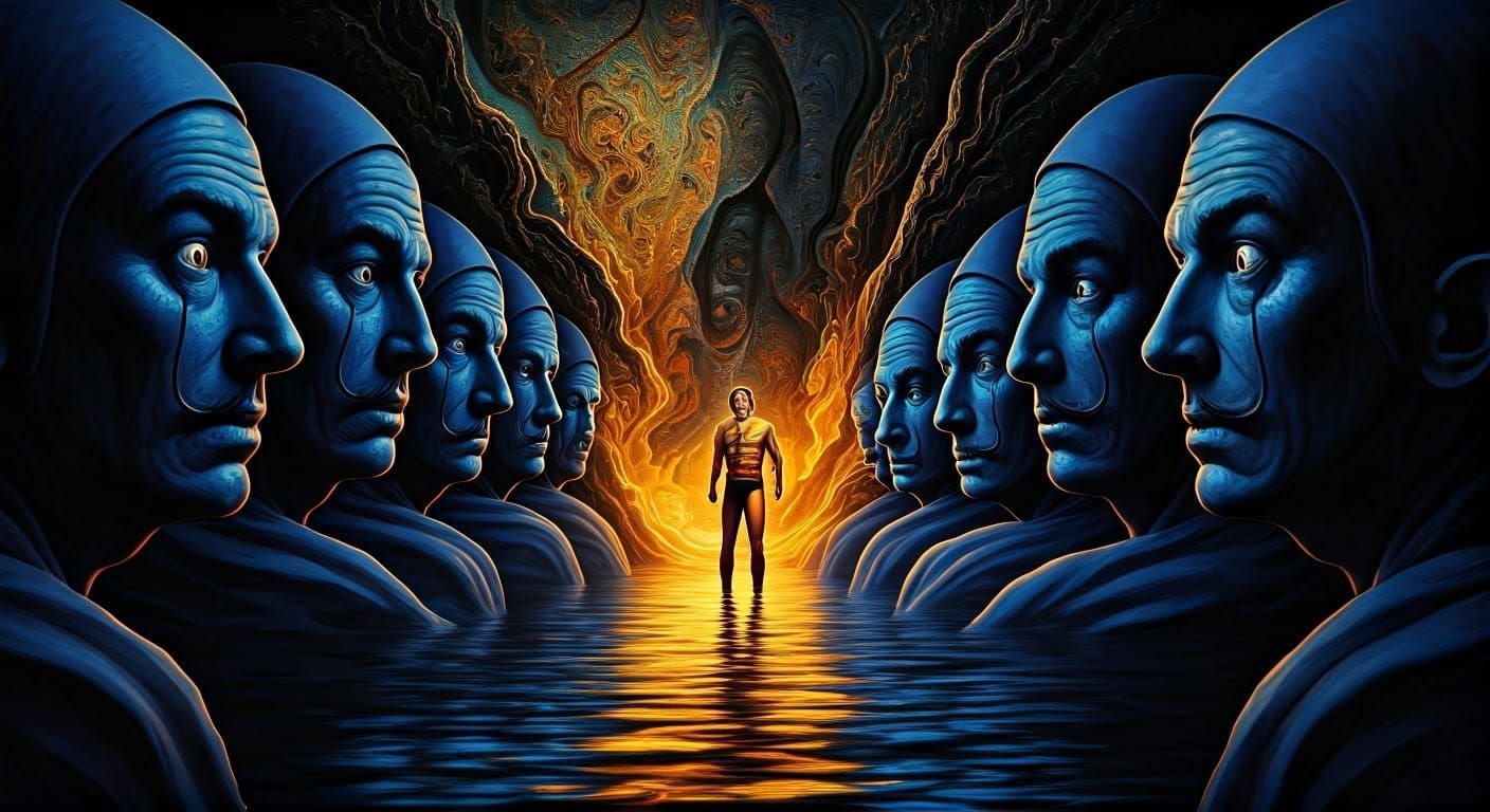 Flash Gordon in a Dreamlike, Melting Environment