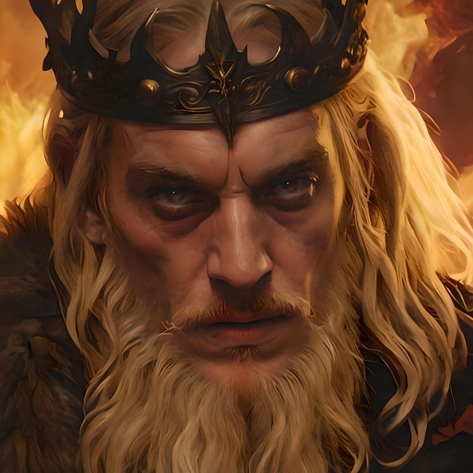 "Let him be the king of ashes."