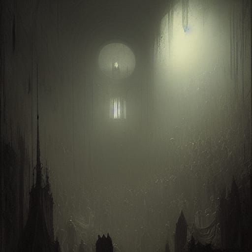 Bune Horror Artwork in Gustave Doré Style