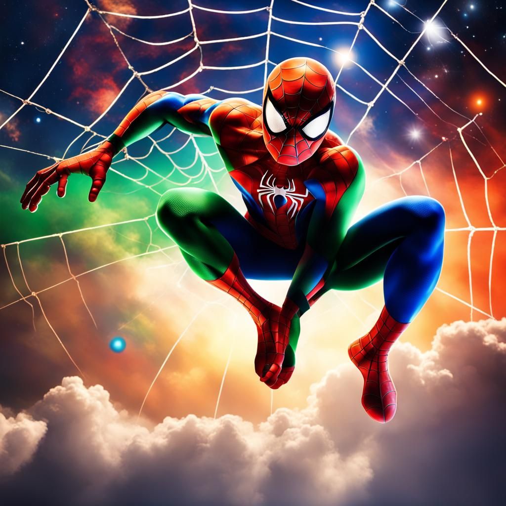 Spider-Man Swings Through the Universe