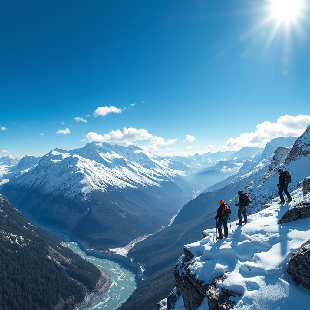 Surreal Winter Wonderland in Alpine Style