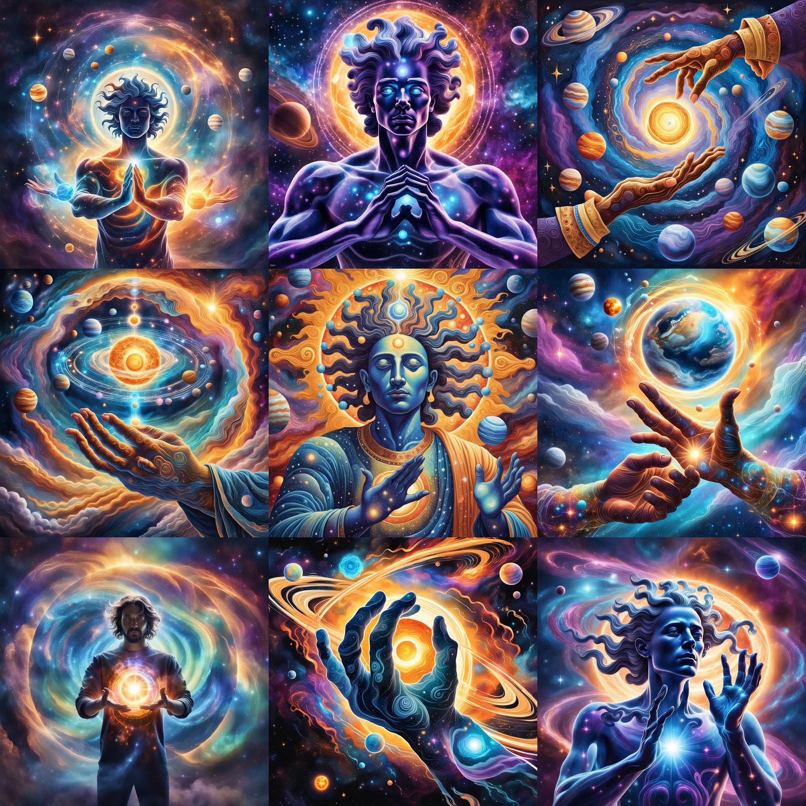 Cosmic Deity Shaping the Solar System