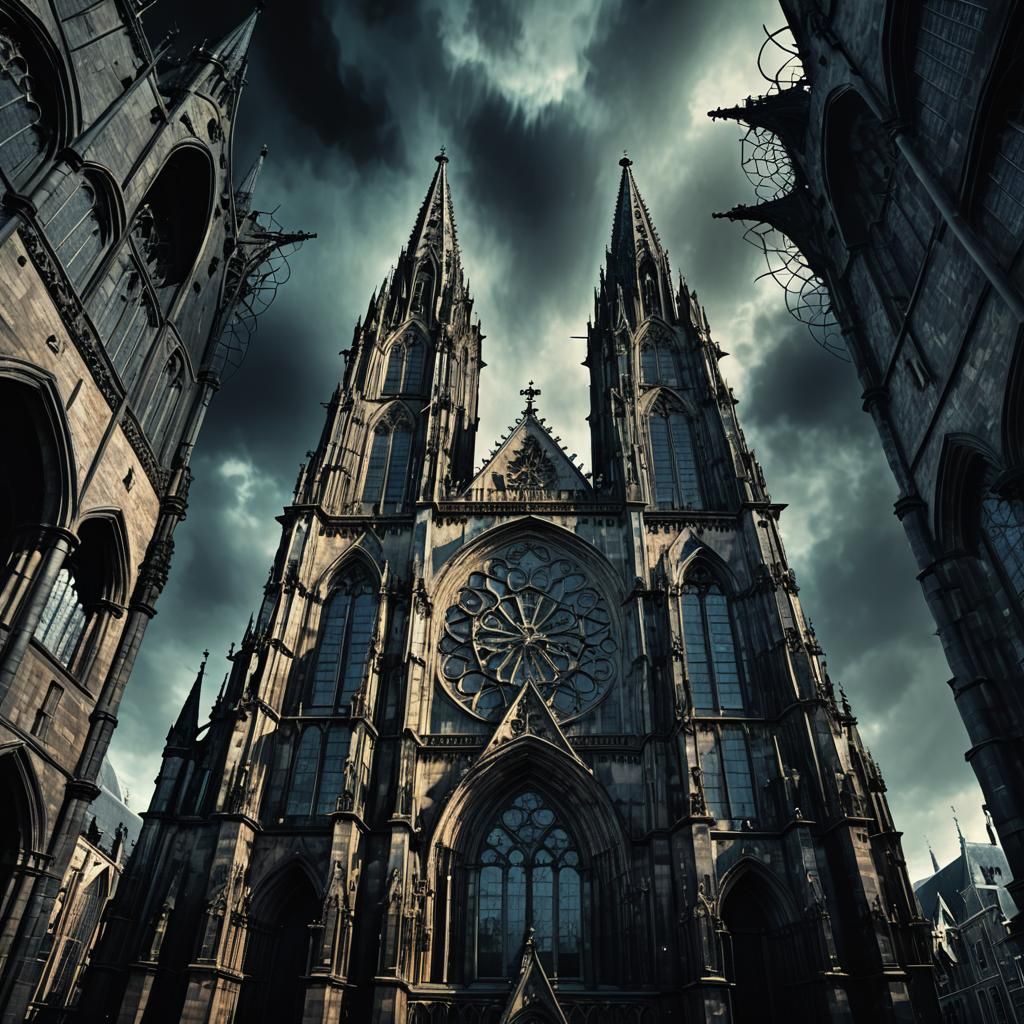 Gothic cathedral Nieuwe Kerk in Delft, Netherlands, 14th cen...