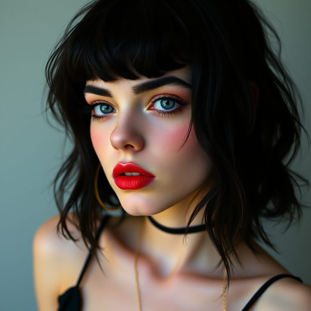 Ethereal Goddess of the Digital Realm