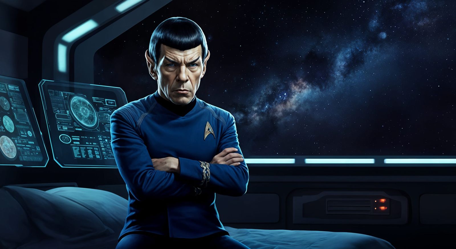 Vulcan Commander in Contemplation