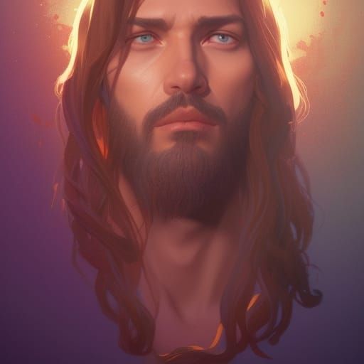 Hyperrealistic Portrait of Jesus Christ