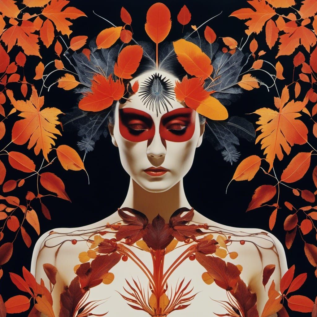 <lora:BWandReds:1.0> Sugar skull shaman Je me souviens des m...