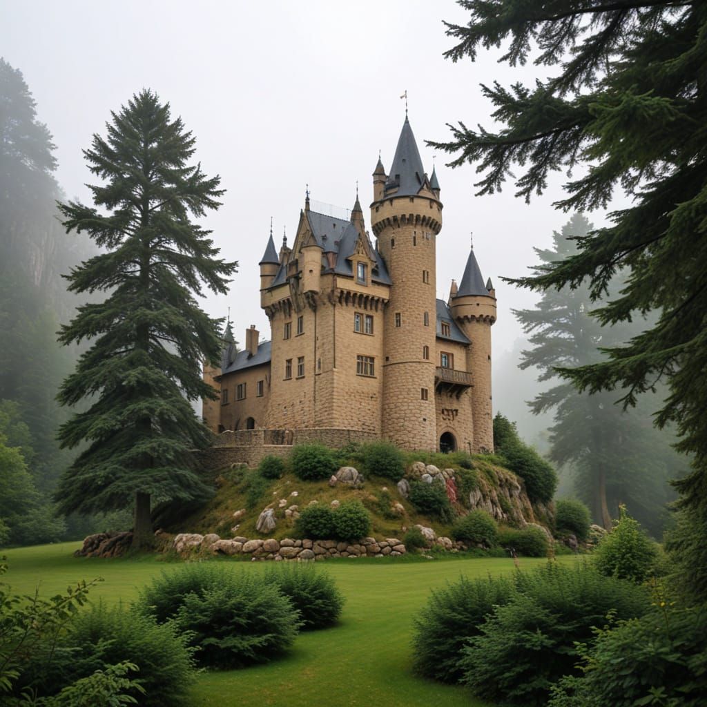 A Colossal Structure Towers Above the Landscape