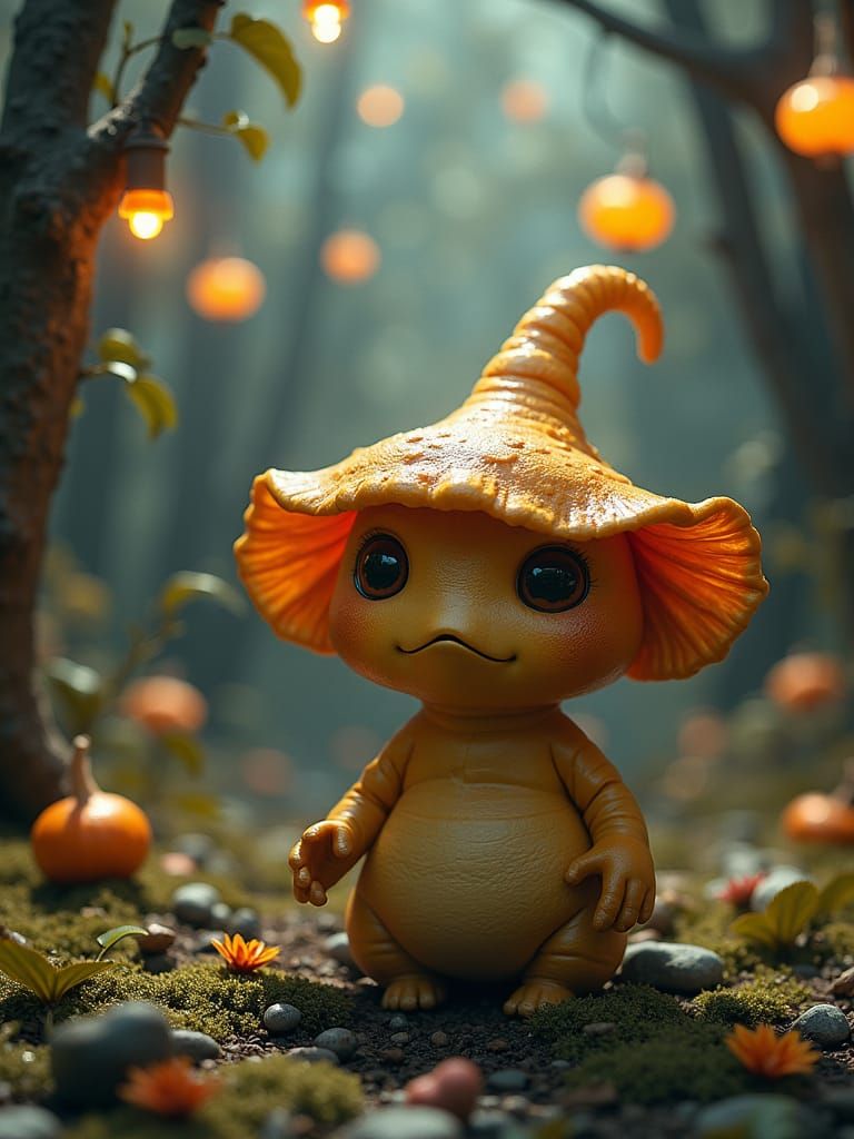 Dreamlike Landscape with Anthropomorphic Structure