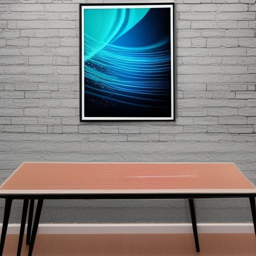 Cracked Glass: Abstract Diamond Painting in Synth-Wave Neon