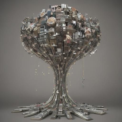 Medieval AI Chemist in Firelit Cave