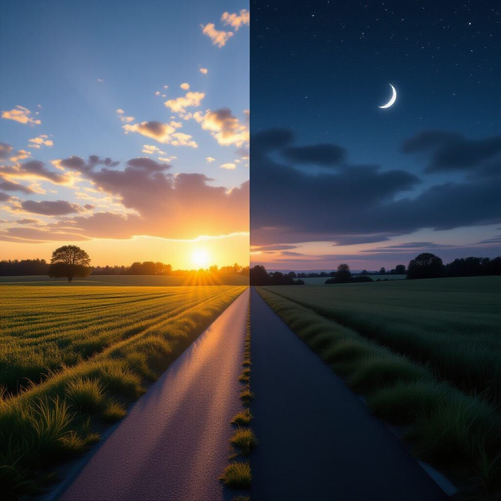 Day and Night Landscape Division