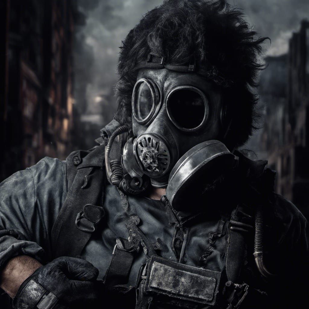 Post-Apocalyptic SWAT Operator on Mission