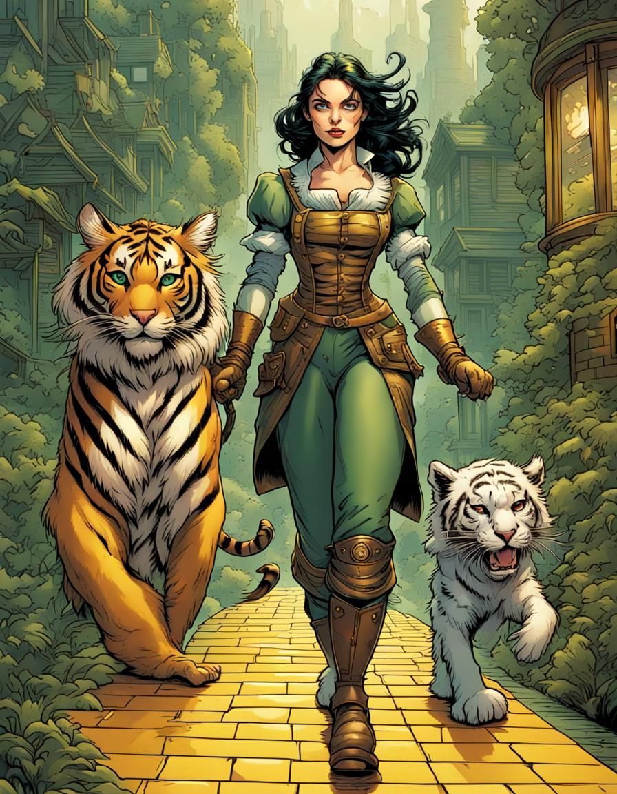 Ragdoll Woman and Tin Soldier on Emerald Road