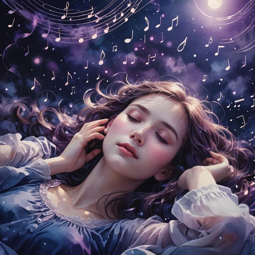 Abstract Sleep Music Visualization