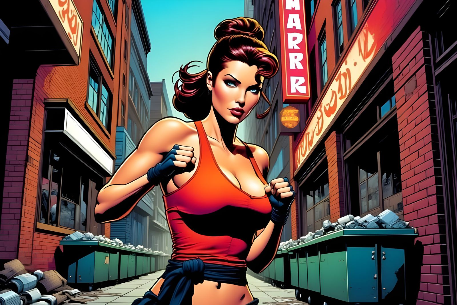 Raquel Welch in Kung Fu Action Scene