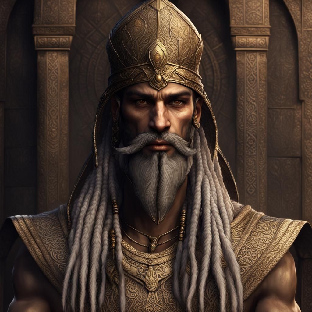 Detailed Portrait of a Steampunk Dwemer Elf