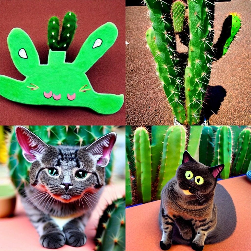 A cat shaped cactus
