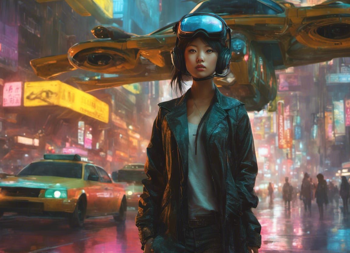 Technowitch Summons Flying Taxi: Aetherpunk Concept Art