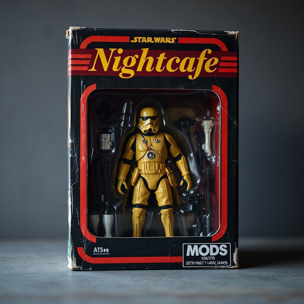 Nightcafe MODs action figure collectible box