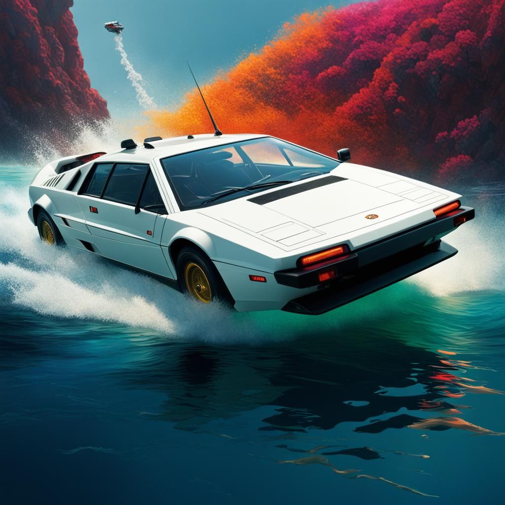 James Bond's Lotus Esprit Submarine Car