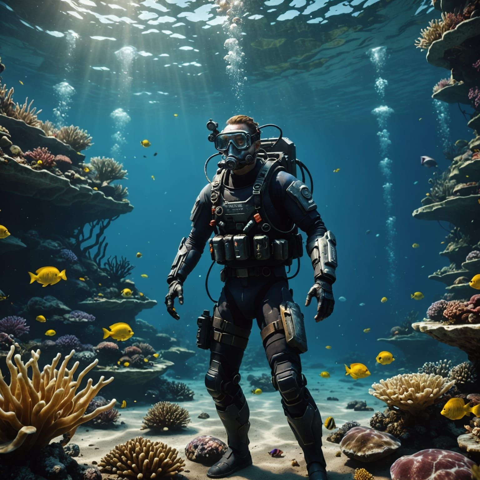 Unveiling Freedom's Submerged Odyssey in Epic 3D Cinematic S...