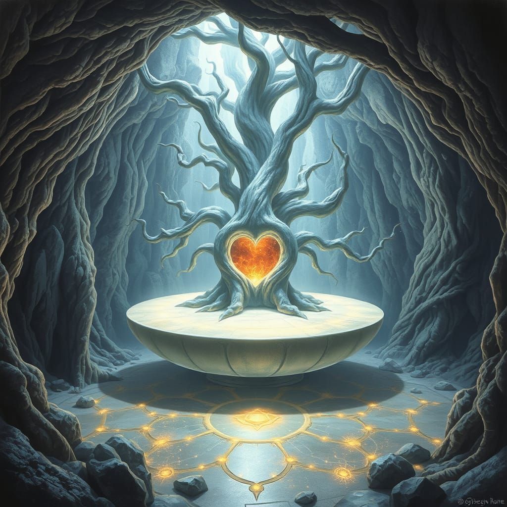 Ancient Chamber of Evershade: Ethereal Crystals and Celestia...