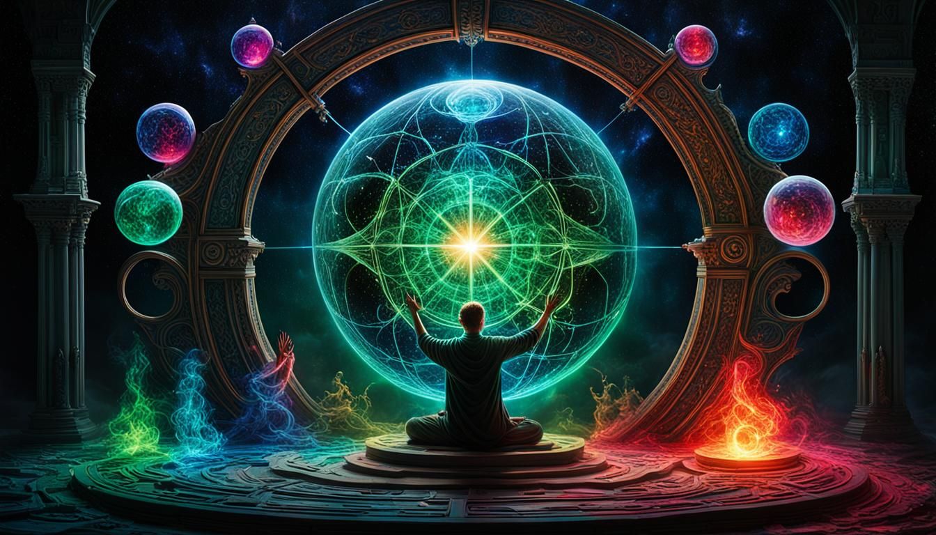 Alchemical Creation of a Mystical Glowing Orb