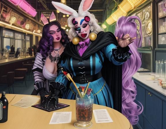 Monster High Dolls Meet in Hong Kong Alley