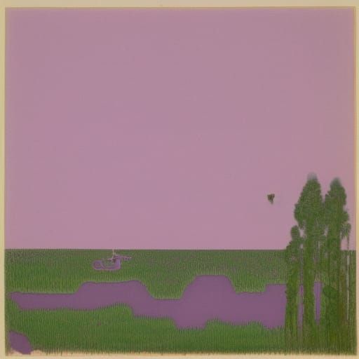 Surreal Apartment Scene as Oil Painting