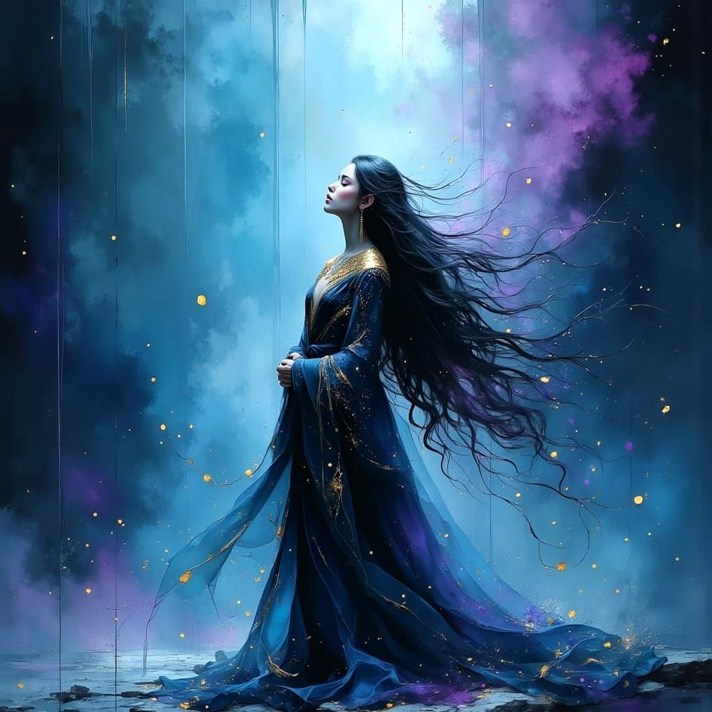 Rock Band Performance in Magical, Smoky Lighting