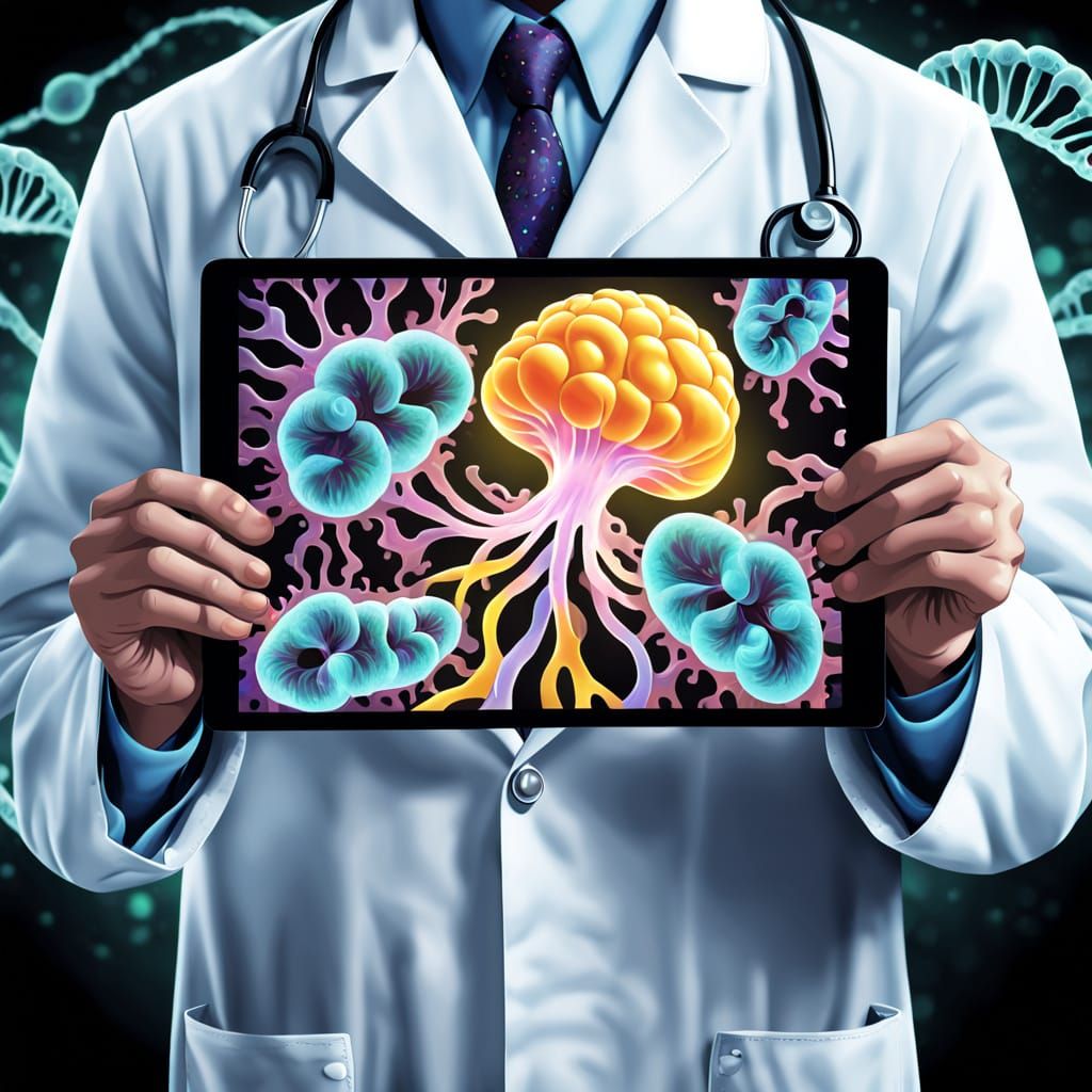 Microscopic Bacteria World: Sentient Cubes Play Tag