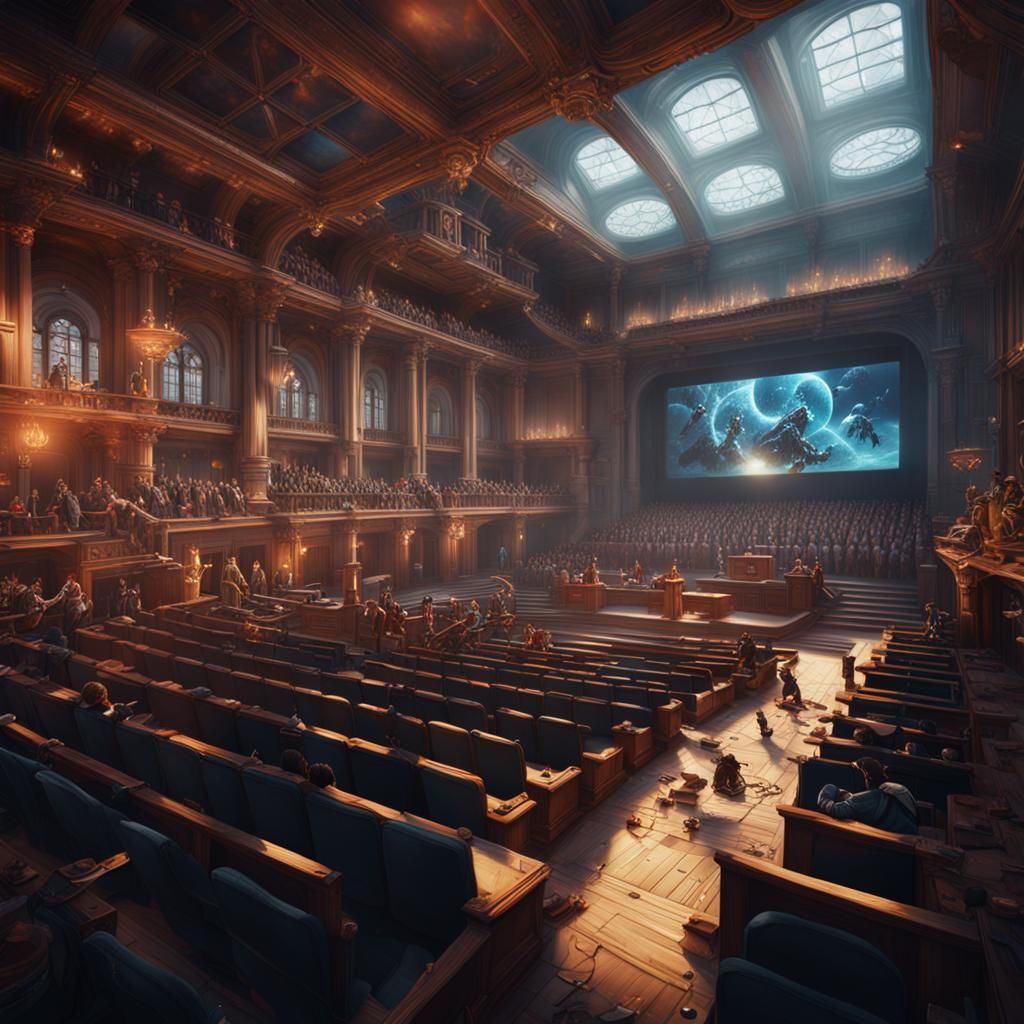 German Students Organize Science Slam: Detailed Matte Painti...