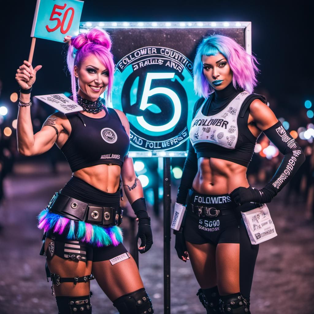 Raver Girl and Warrior Thank Followers