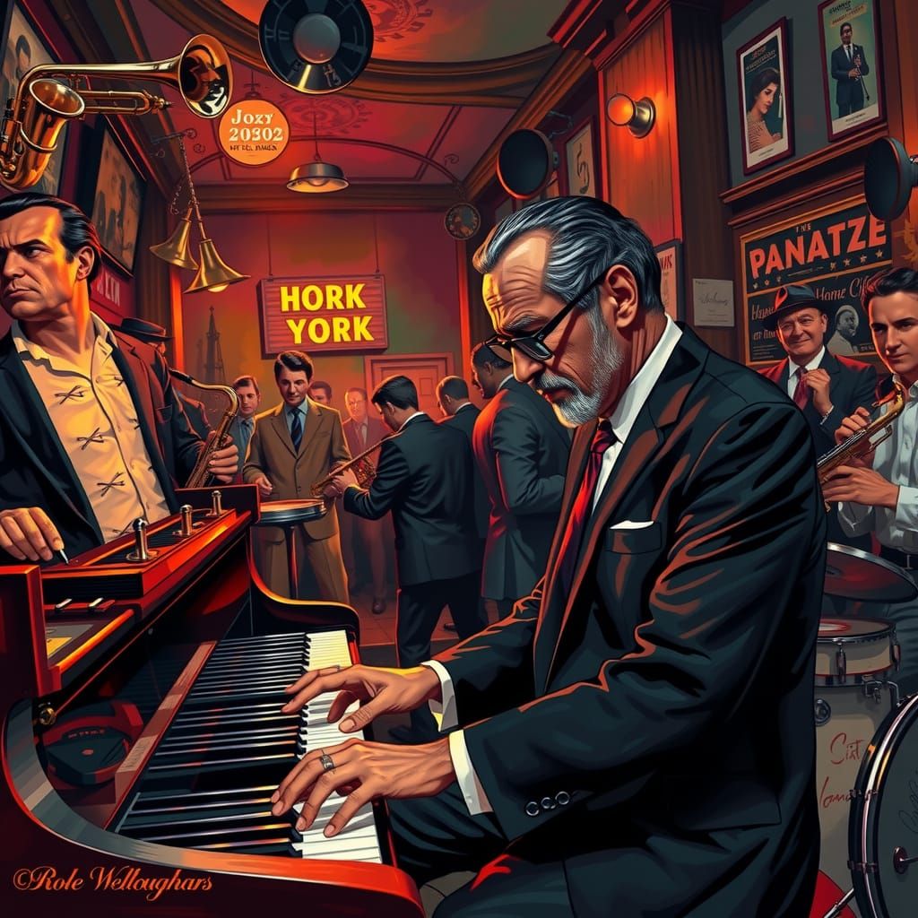 Bob James Plays Jazz in 1950s Club