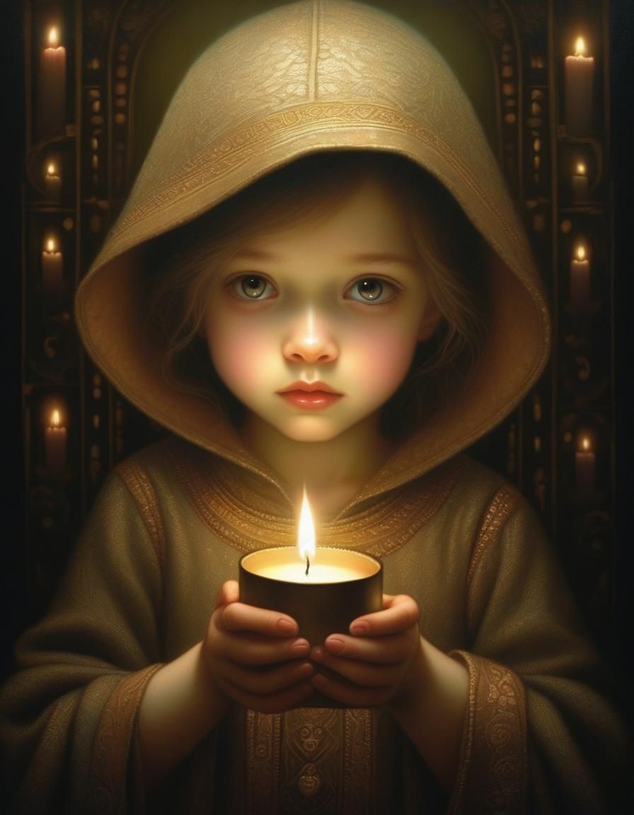 Candle lit