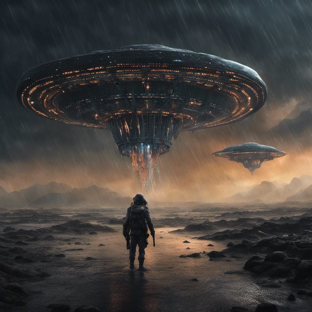 Extraterrestrial Fairies Stroll on Distant Planet